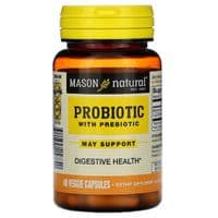 Пробиотики Mason Natural Пробиотик из пребиотиков, Probiotic with Prebiotic, 40 вегета (MAV15884)