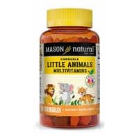 Мультивитамин Mason Natural Мультивитамины для детей, Little Animals Multivitamins, 60 ж (MAV09185)
