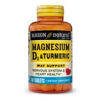 Минералы Mason Natural Магний из Витамин D3 и куркумой, Magnesium & Vitamin D3 With (MAV-16635)
