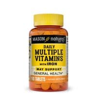 Мультивитамин Mason Natural Мультивитамины с железом на каждый день, Daily Multiple Vita (MAV00001)