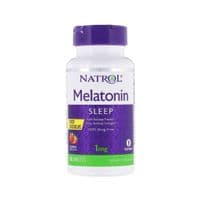 Аминокислота Natrol Мелатонин, 1 мг, вкус клубники, Melatonin, Fast Dissolve, 90 таблеток (NTL-06324)