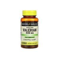 Травы Mason Natural Валериана, 500 мг, Whole Herb Valerian, 60 капсул (MAV-11525)