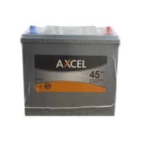 Аккумулятор автомобильный AXCEL Asia 45А прав (0) (400 пуск) THIN
