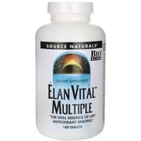 Мультивитамин Source Naturals Мультивитамины, Elan Vital Multiple, 180 таблеток (SN0061)