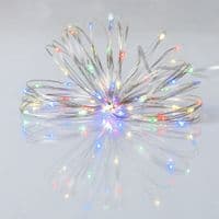 Гірлянда YES! Fun Нитка на мідному дроті 60 LED Різнокольорова 6 м Статична На батарейках (975031)