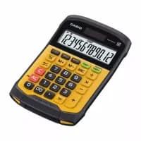 Калькулятор Casio WM-320MT-W-EC черно-желтый (CALC-CAS-WM-320MT-W)