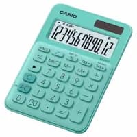 Калькулятор CASIO MS-20UC-GN-W-EC, зеленый (CALC-CAS-MS-20UC-GN)