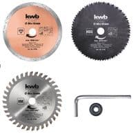 Диск Einhell, набір 3шт, 89x10 мм, алмазний, для древесных материалов и пластика