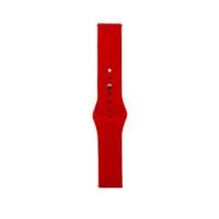 Ремінець для смарт годинника Amazfit, Samsung, Huawei, 20 mm, SILICONE, Red