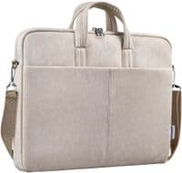 Сумка для ноутбука 15.6" Defender Solid, Beige, экокожа, 410х310х40 мм (26126)