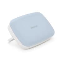 Power Bank Borofone DBT07 10000mAh+LED подсветка, 2USB+Type-C, 18W, Белый, 0.31kg