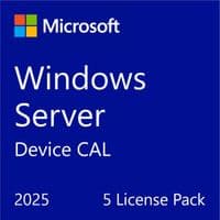 Примірник ПЗ Microsoft Windows Server 2025 CAL 5 Device англ, ОЕМ без носія