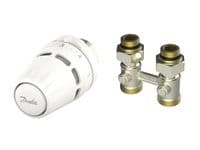 Комплект термостатичний Danfoss Regus M30x1.5 + RLV-KB нижнє під'єднання, 1/2" прямий