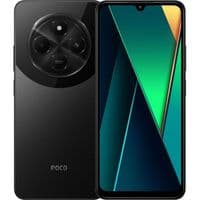 Смартфон Poco C75 Black, 2 Nano-SIM, 6.88" (1640х720 120 Гц) IPS, MediaTek Helio G81-Ultra, RAM 6GB, ROM 128GB, GPS, Wi-Fi, BT, LTE, 3 Cam, Li-Ion 5160 mAh, Android 14