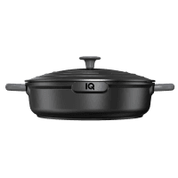 Сотейник IQ Be Creative з двома ручками алюмінієвий 28 см (4.0 л) з кришкою (IQ-2147-28)