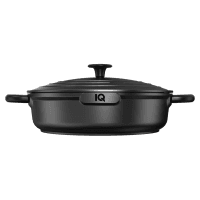 Сотейник IQ Be Simple с двумя алюминиевыми ручками 32 см (5.6 л) с крышкой (IQ-2149-32)