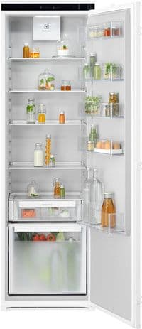 Холодильна камера Electrolux вбудована, 177x55х55, 309л, А++, ST, дисплей, білий