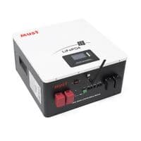 Аккумуляторная батарея Must LiFePO4 LP16-24200 25.6V 200Ah, 5,12kWh, BMS100A@8S, CAN2.0 / RS232 / RS485, 6000 cycles, 486x442x250,44kg