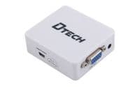 HDMI конвертер HDMI to VGA Dtech