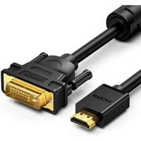 Кабель UGREEN HD106 HDMI to DVI Cable 2m (Black) (UGR-10135)