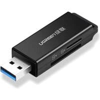 Kartrider UGREEN USB 3.0 to TF + SD Dual Card Reader (чорний)
