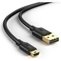 Кабель UGREEN USB 2.0 A Male to Mini 5 Pin Male Cable 2m (Black)