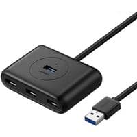 Хаб UGREEN USB 3.0 Hub 0.5m (Black)