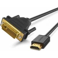 Переходник UGREEN HDMI to DVI 2K Cable Male to Male Black 1.5m