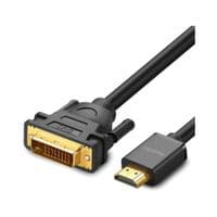 Переходник UGREEN HDMI to DVI 2K Cable Male to Male Black 3m