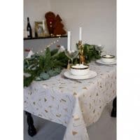 Скатерть Прованс Шапочки на бежевом 136х136 см (036549)