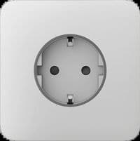 Передня панель для встроенной розетки Ajax SoloCover for Outlet Basic, белый