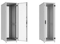 Шафа ZPAS 19", 18U, SZB IT, одностулкові передні та задні перфоровані двері, 600x1000 мм, максимально 1000кг, чорна