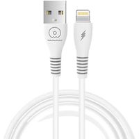 Кабель WUW-X195 USB Lightning 2,4А white