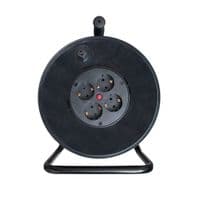 Удлинитель на котушке LP 50м (ПВС 3*1,5), 4 гнізда із заземлюючим контактом до 3.5 кВт