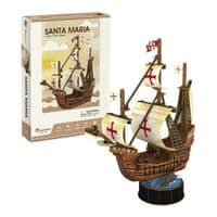 Пазл Cubic Fun Тривимірна головоломка-конструктор Санта Марія (T4031h)