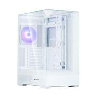 Корпус Zalman P40 Prism без БП, 2xUSB3.0, 1xUSBType-C, 1x120мм ARGB, VGA 420мм, LCS ready, TG 3x Panels, ATX, белый