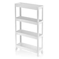 Етажерка VIOLET HOUSE 6014 Long Shelf 4 пол. GREY 54*18*91 см (6014 Long Shelf 4 пол. GREY 54*18*91 см)