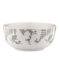 Салатник Ardesto Capri, 510мл, 13.8см, порцеляна, біло-зелений