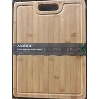 Дошка кухонна з жолобом Ardesto Midori, 33х24х1.5см, бамбук