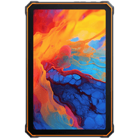 Blackview Active 8 Pro Rugged Tab 8 ГБ/256 ГБ, 10,36-дюймовий FHD+ 1200x2000 IPS LCD, восьмиядерний, 16 МП передня/48 МП задня камера, акумулятор 22000 мАг, 33 Вт дротове заряджання, USB Type-C, Android 13, слот для SD-карти, MIL- STD-810H, помаранчевий