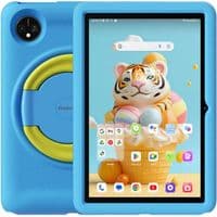 Blackview Tab 80 Kids 4 ГБ/64 ГБ, 10,1-дюймовий HD+ 800x1280 IPS, чотириядерний процесор, 8 МП передня/13 МП задня камера, акумулятор 7680 мАг, Type-C, WiFi +BT, Android 14, слот для SD-карти, синій