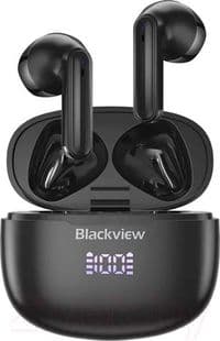 Гарнитура Blackview AirBuds 7, Battery 35mAh,Charging box battery 470mAh, Bluetooth 5.3, Black