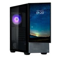 Корпус Zalman Z10 DS, без БП, 2xUSB3.0, 1хUSB Type-C, 2х120мм, 1x120мм ARGB, TG Side Panel, ATX, Monitor, черный