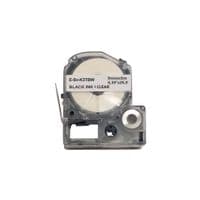 Лента для принтера этикеток UKRMARK E-Sv-K3TBW, 9мм х 9м, black on transparent, совместимая с LK-3TBW (900853)