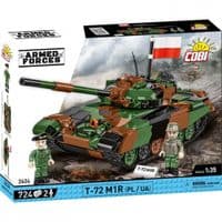 Конструктор Cobi Танк Т-72 M1R (UA/PL), 724 деталей (COBI-2624)