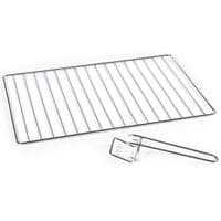 Електродуховка Holmer HEO-248CRL Black, 1700w, 48л, конвекція, внутрішня підсвітка, в комплекті деко з антипригарним покриттям та решітка гриль, індикатор роботи, таймер, 100°С-250°С, фіксація відкритого положення дверцят