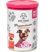 Влажный корм для собак Pet Chef Мясной микс 415 г (4820255193625)