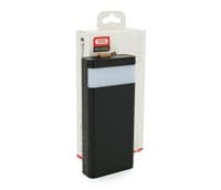 Батарея универсальная XO 20000mAh, PD/20W, QC/22.5W, flashlight, Micro-USB, Type-C, USB-A*2, black (XO-PR129/29303)