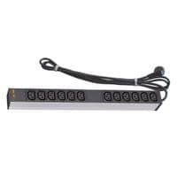 Блок PDU, 12 розеток IEC C13,вилка Schuko, кабель 3м. DP-RP-12-IECC13