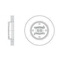 Тормозной диск HI-Q SD1016
